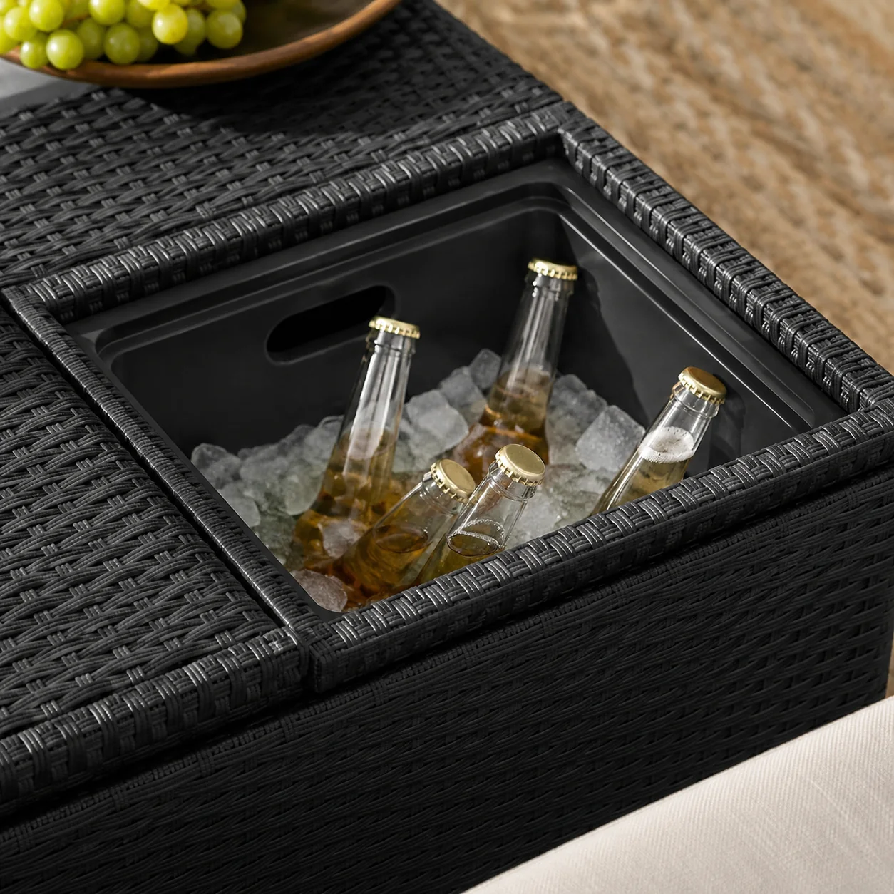Teravuq Patio Conversation Table with Ice Bucket - Image 2