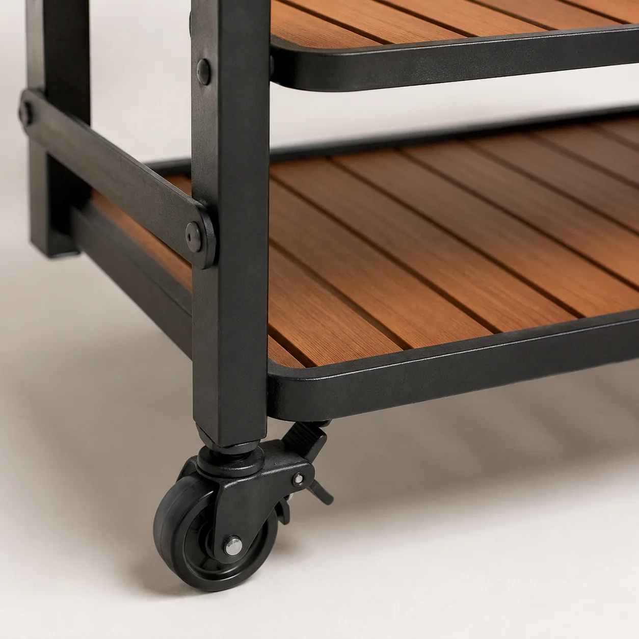 Teravuq Folding Patio Serving Cart - Image 2
