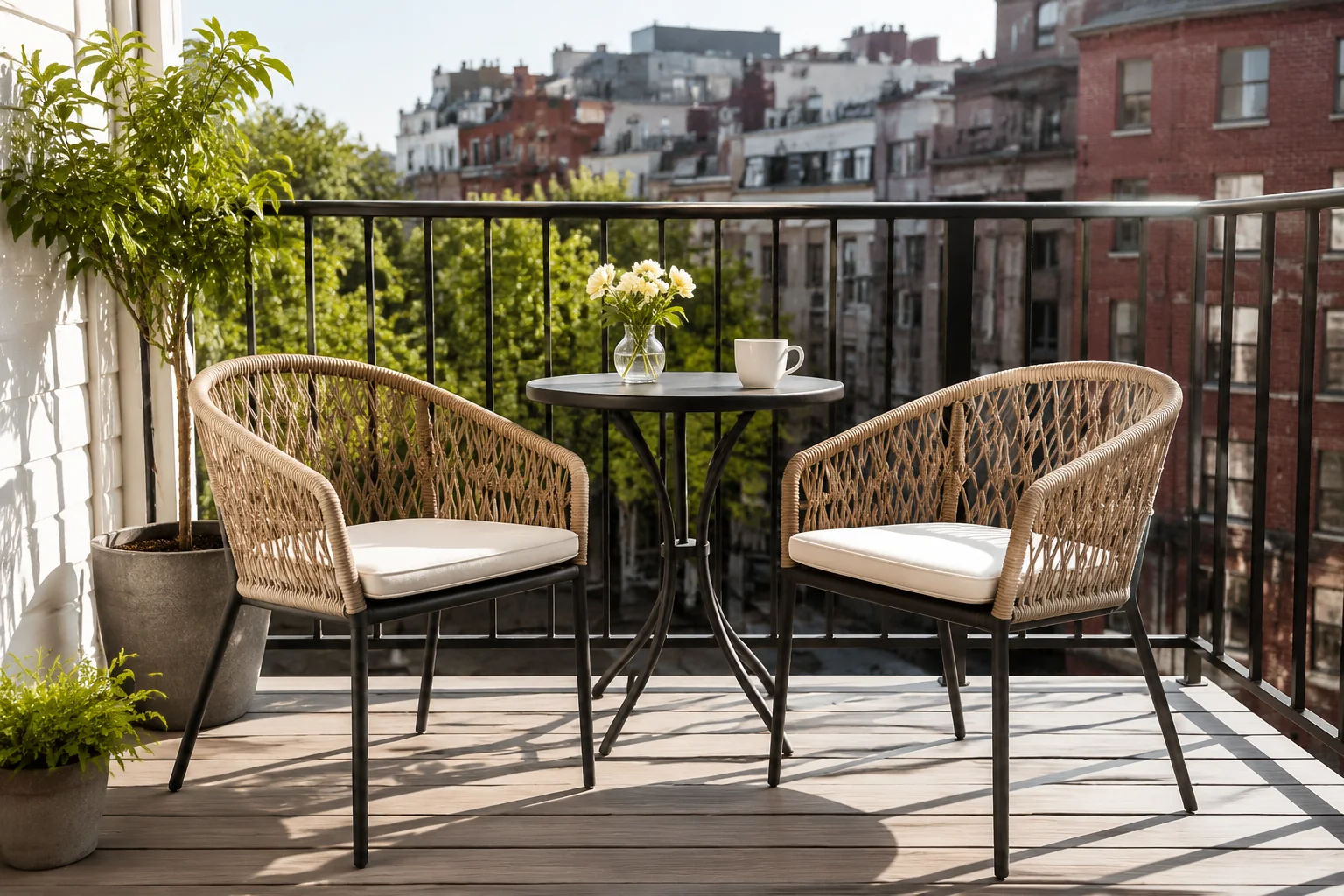 Teravuq 2-Piece Patio Bistro Chair Set - Image 3