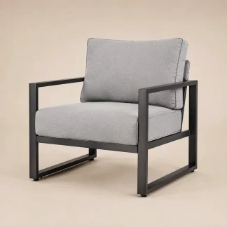 Teravuq Outdoor Conversation Chair with Cushions