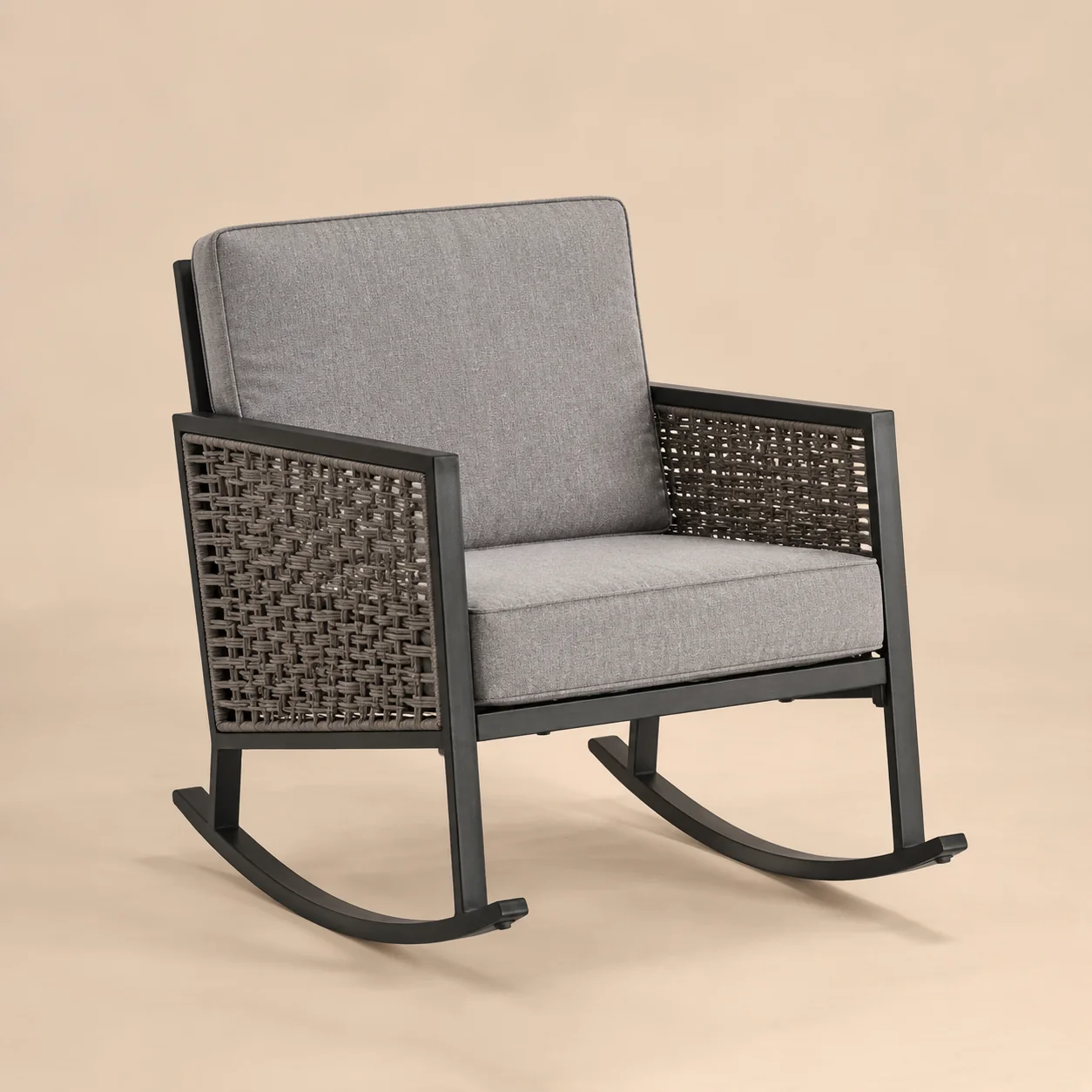 Teravuq Patio Rocking Chair with Cushion