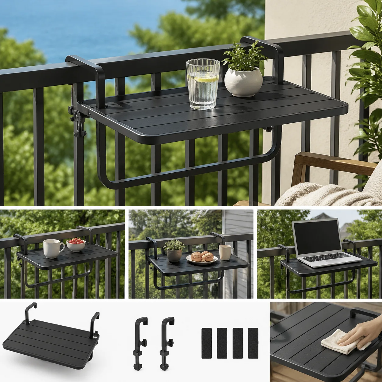 Teravuq Balcony Rail Bar Table - Image 4