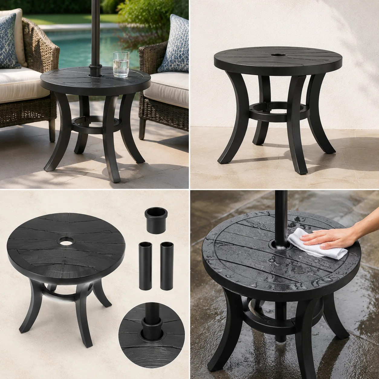 Teravuq Patio Umbrella Side Table - Image 4